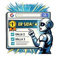 En ikon som visar hur AEO fungerar